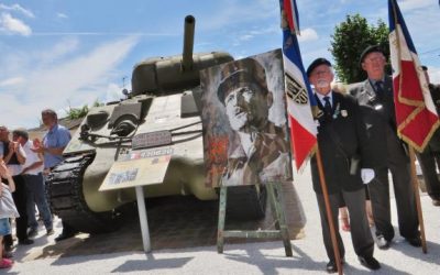 Grugé-l’Hôpital. Ils ont rendu hommage au général Leclerc, leur « héros »